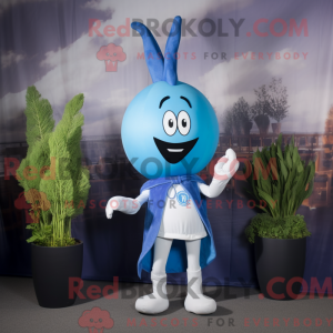 Blue Onion maskot kostume...