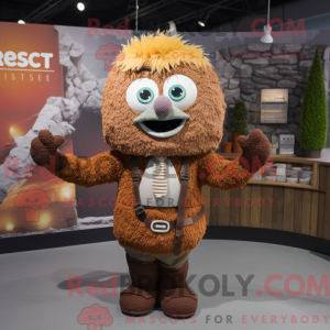 Rust Ice mascot costume...