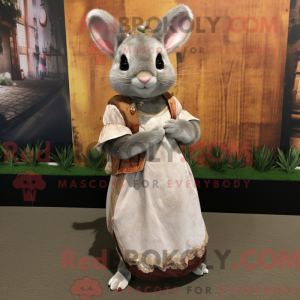 Chinchilla maskot kostume...