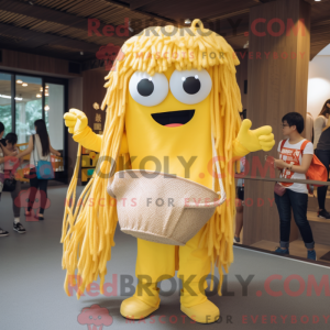 Yellow Ramen mascot costume...