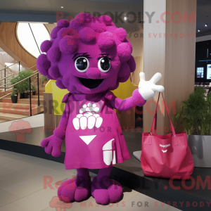 Magenta Cauliflower mascot...