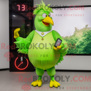 Lime Green Rooster...