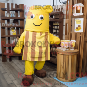 Gul Chocolate Bar maskot...