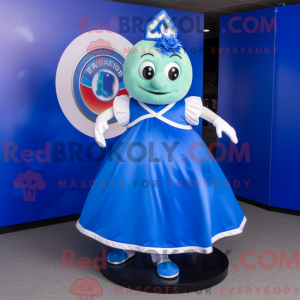 Blue Irish Flag mascot...