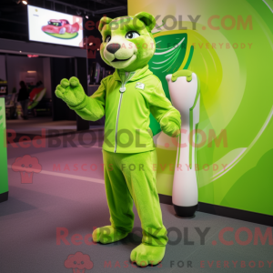 Costume mascotte Puma vert...