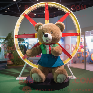 Teddybeer mascottekostuum...
