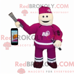 Magenta Ice Hockey Stick...