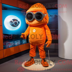 Orange Cyclops mascot...