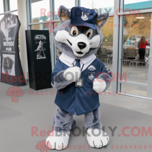 Disfraz de mascota de Navy...