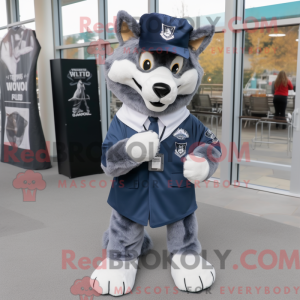 Navy Say Wolf maskot...