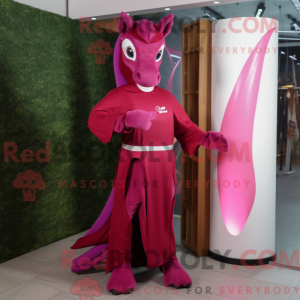 Disfraz de mascota Magenta...