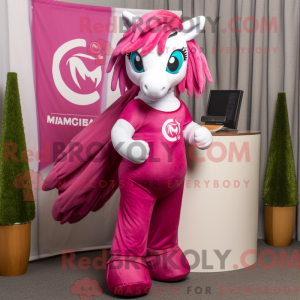 Costume mascotte de Magenta...