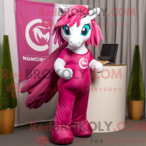 Disfraz de mascota Magenta...