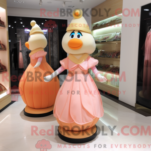 Peach Hourglass mascot...