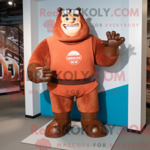 Rust Strongman Maskottchen...