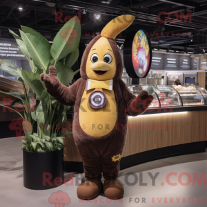 Brown Baa mascot costume...