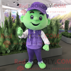 Lavender Spinach mascot...