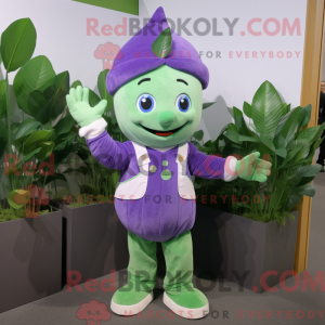 Lavender Spinach mascot...