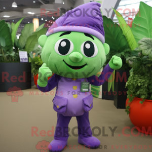 Lavender Spinach mascot...