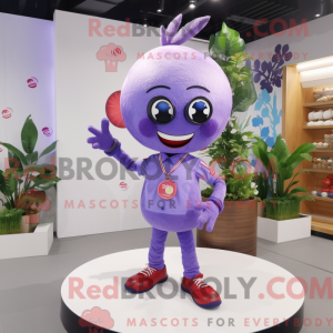Lavendel Cherry maskot...