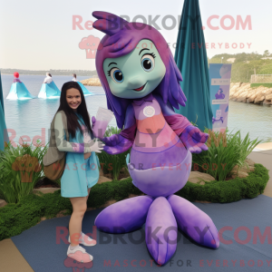 Disfraz de mascota sirena...