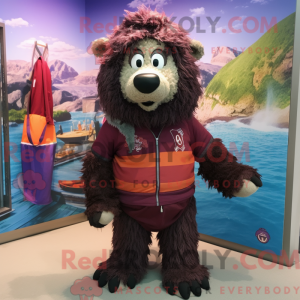 Disfraz de mascota Maroon...