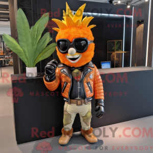 Orange Pineapple mascot...