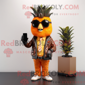 Orange Pineapple mascot...