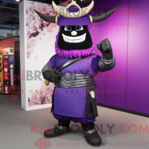 Purple Samurai mascot...