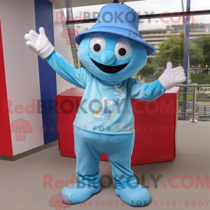 Sky Blue Gyro mascot...