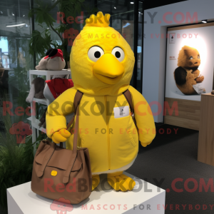 Yellow Chicken mascot...