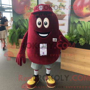 Maroon Eggplant mascot...