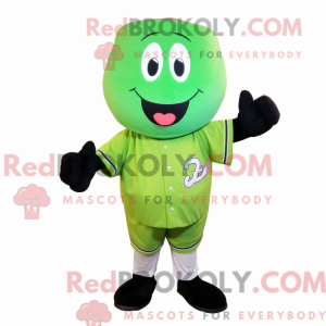 Green Green Bean mascot...