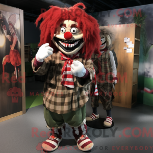 Olive Evil Clown máscara de...