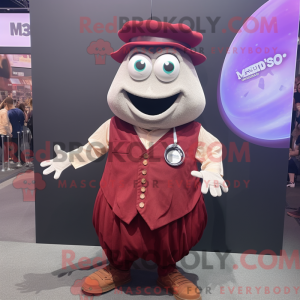 Maroon Oyster mascot...