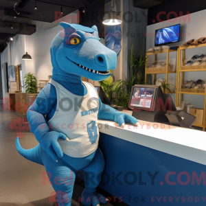 Blauwe Iguanodon...
