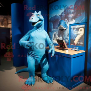 Blauwe Iguanodon...