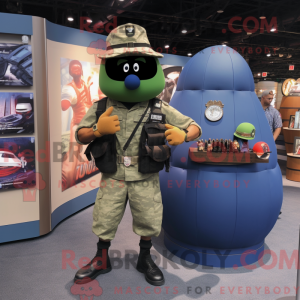 Disfraz de mascota Navy...