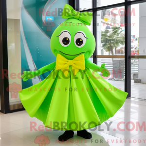 Postava maskota Lime Green...