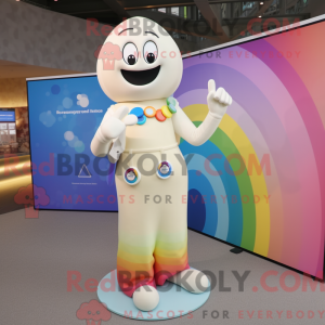 Cream Rainbow mascot...