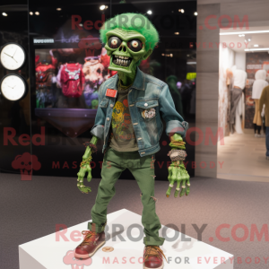 Forest Green Zombie maskot...
