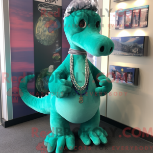Blågrønn Loch Ness Monster...