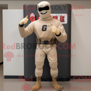 Beige Gi Joe máscara de...