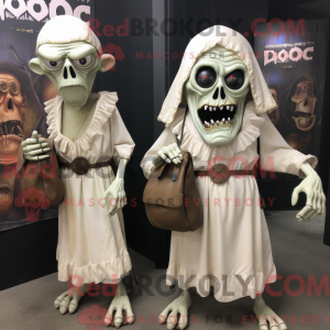 Cream Undead mascot costume...
