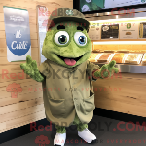 Olive Fish And Chips mascot...