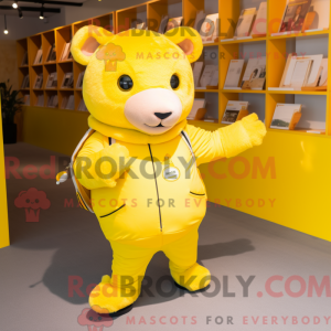 Yellow Sow mascot costume...