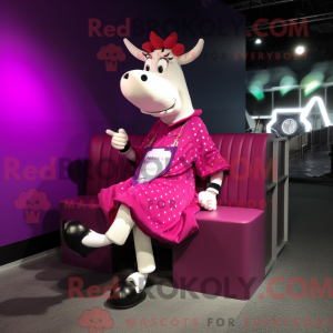 Magenta Jersey Cow...