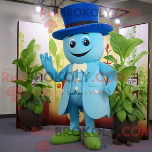 Sky Blue Beanstalk mascot...
