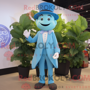 Sky Blue Beanstalk mascot...