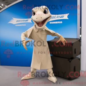 Beige Pterodactyl maskot...